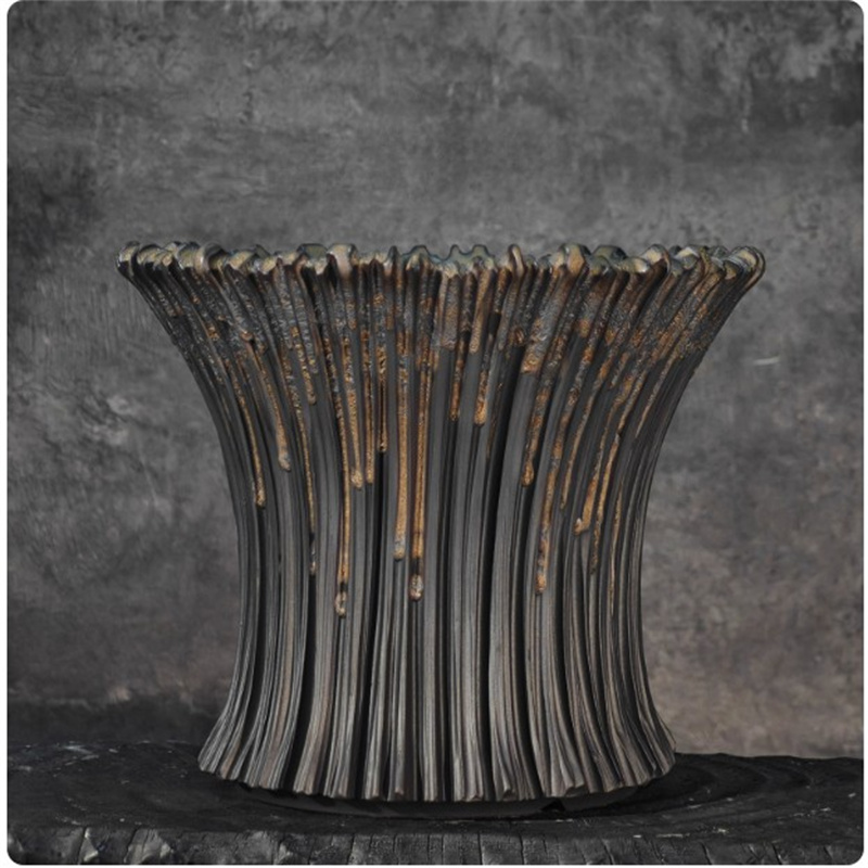 Glazed Handmade Vertical Strip - Cactus Mix Pot ulasan dan harga
