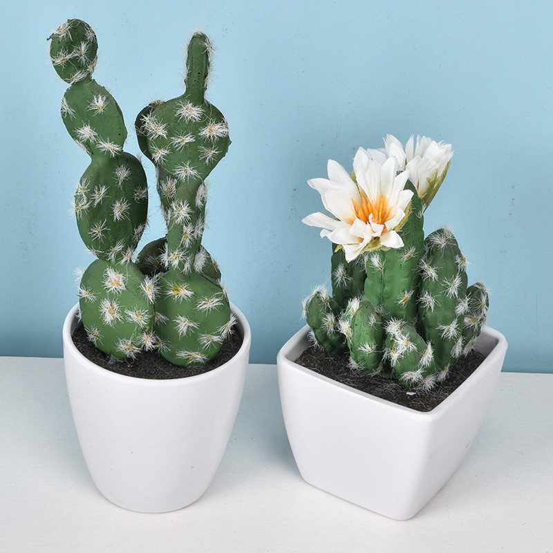 1PC Mini Fake Plastic Cactus W - Cactus Mix Pot ulasan dan harga
