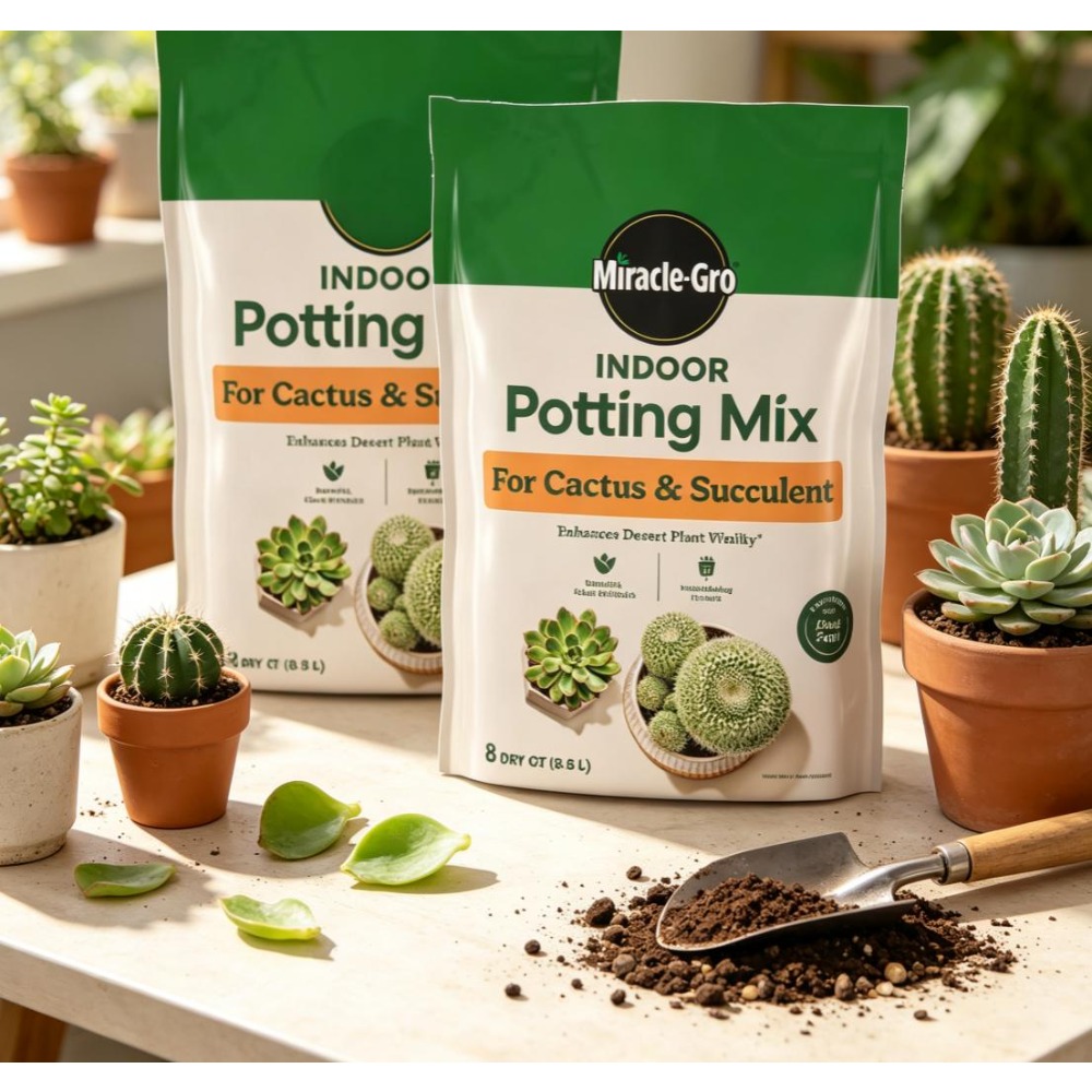 2 Pack 8 Quart Fast‑Draining C - Cactus Mix Pot ulasan dan harga