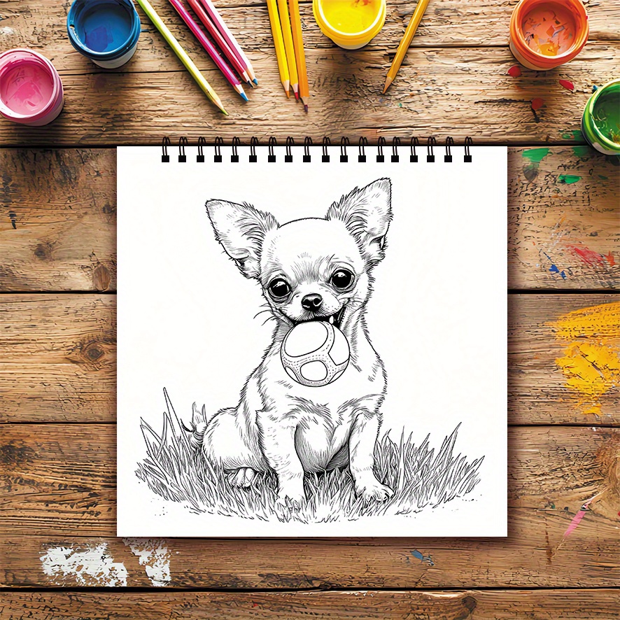 Adult Flower Puppy Coloring Bo - Plants X ulasan dan harga