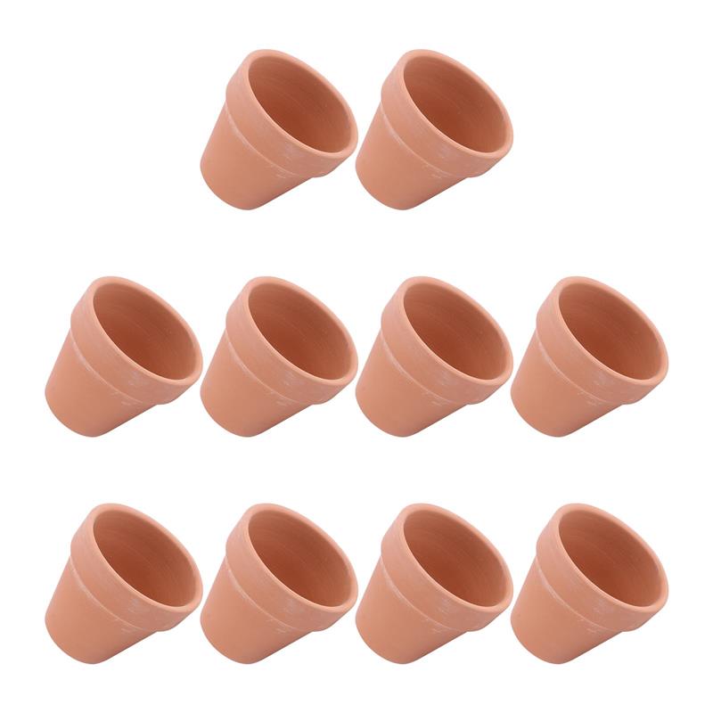 10pcs Mini Terracotta Pot Plan - Cactus Mix Pot ulasan dan harga