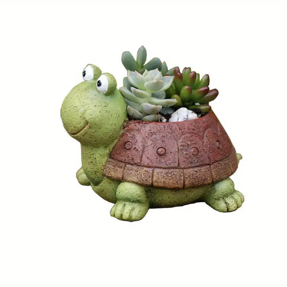 Cute Turtle Planter Succulent  - Cactus Mix Pot ulasan dan harga