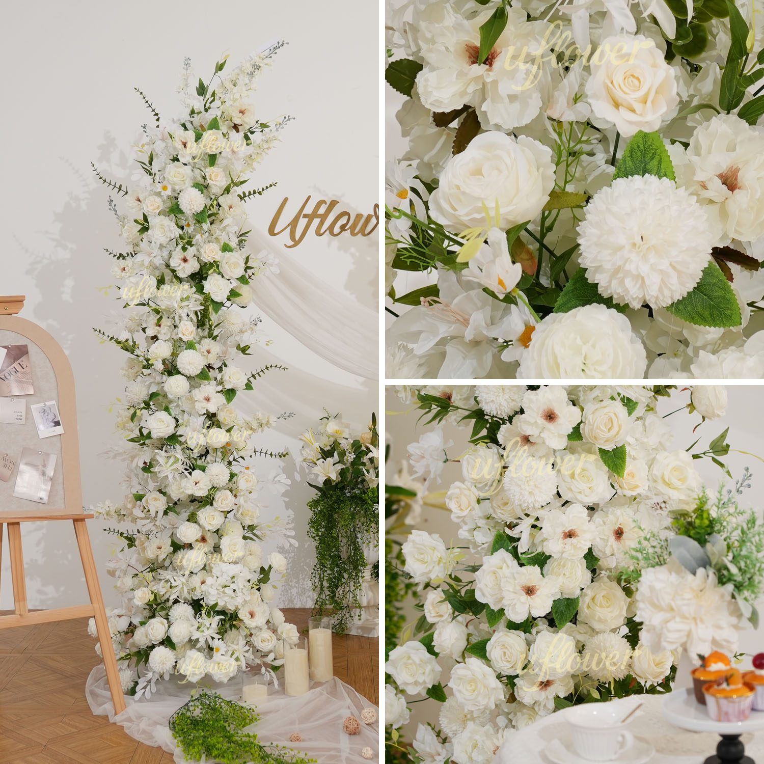 Lawn Wedding Arch Flowers Luxu - Orchid Phalaenopsis ulasan dan harga