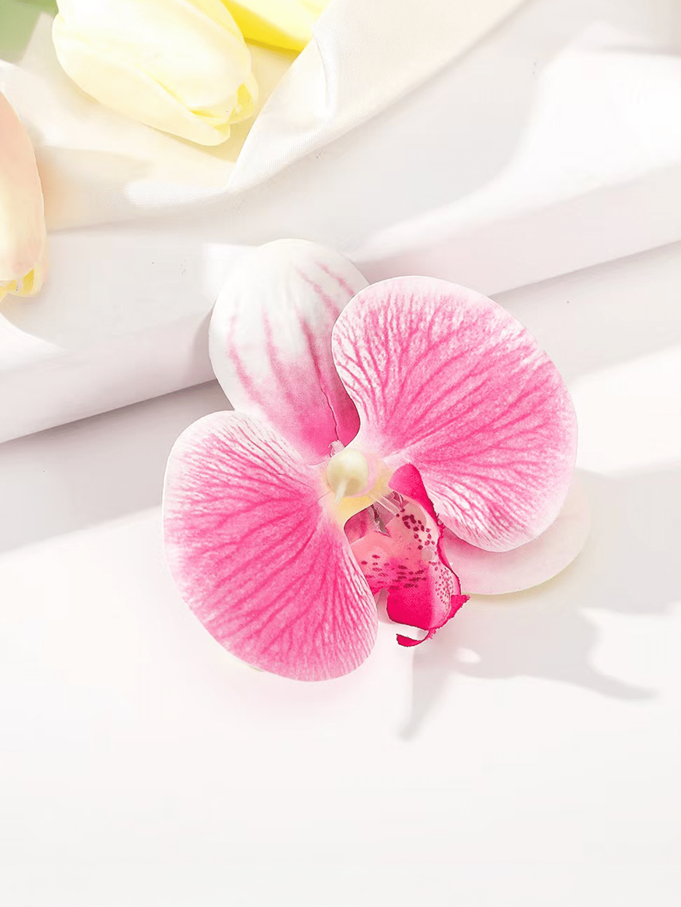 1 Pc Red Artificial Phalaenops - Orchid Phalaenopsis ulasan dan harga