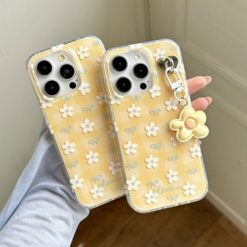 Cute Yellow Flower Pattern Pho - Plants X ulasan dan harga