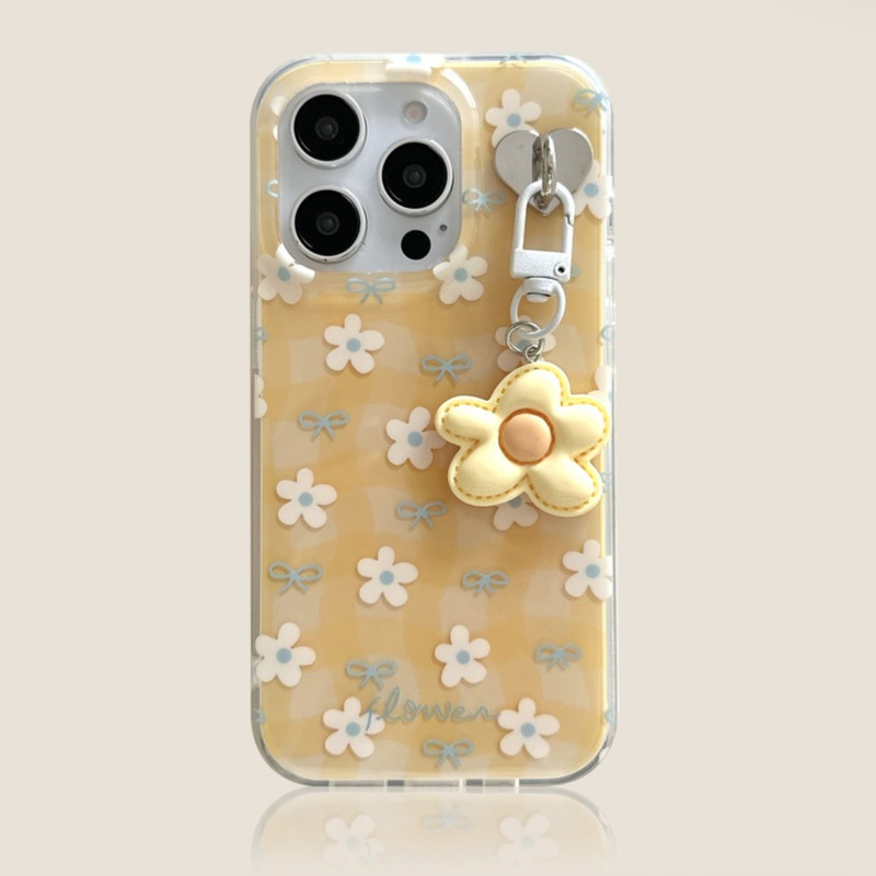 Cute Yellow Flower Pattern Pho - Plants X ulasan dan harga