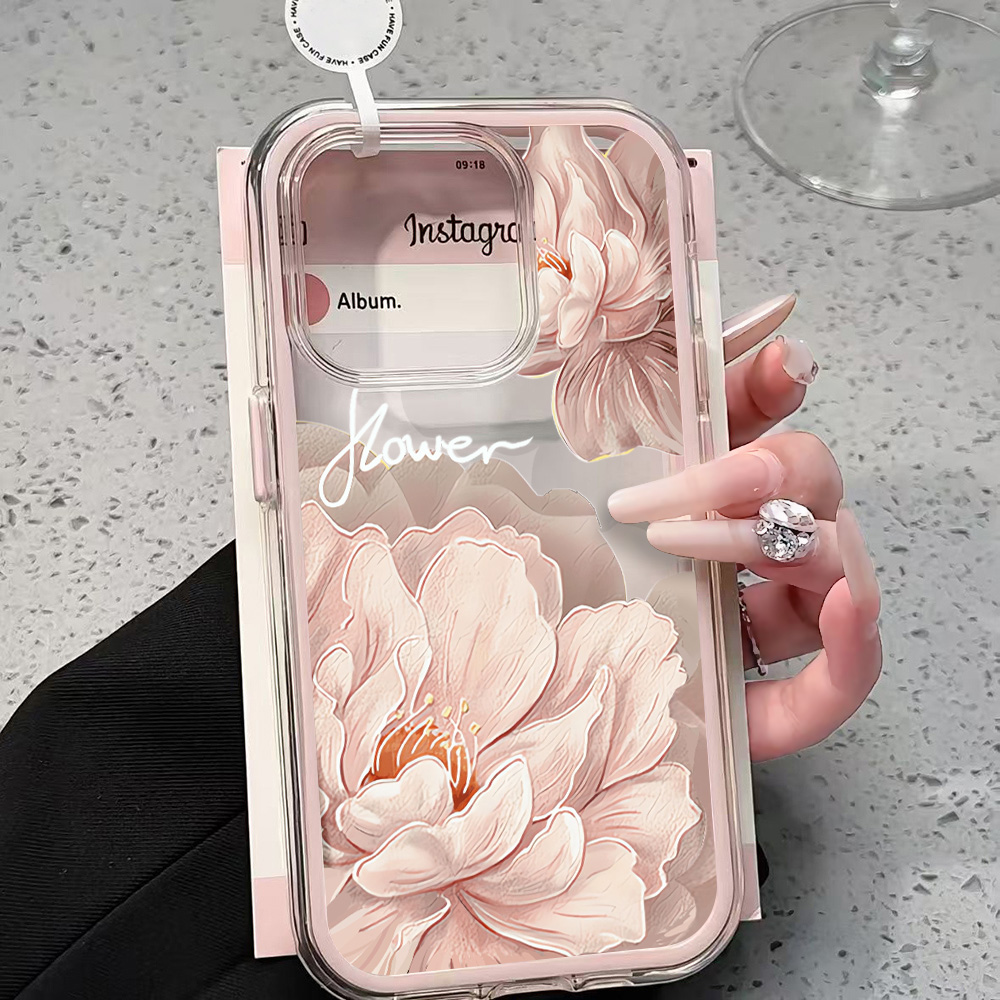 Elegant Flowers Clear Phone Ca - Plants X ulasan dan harga