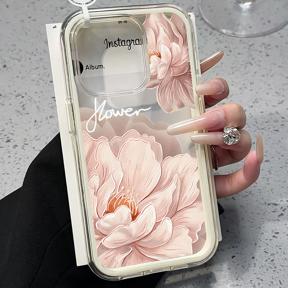 Elegant Flowers Clear Phone Ca - Plants X ulasan dan harga