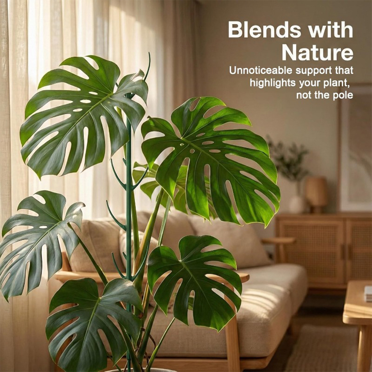 6 PCS Monstera Plant Support S - Variegated Monstera Node ulasan dan harga