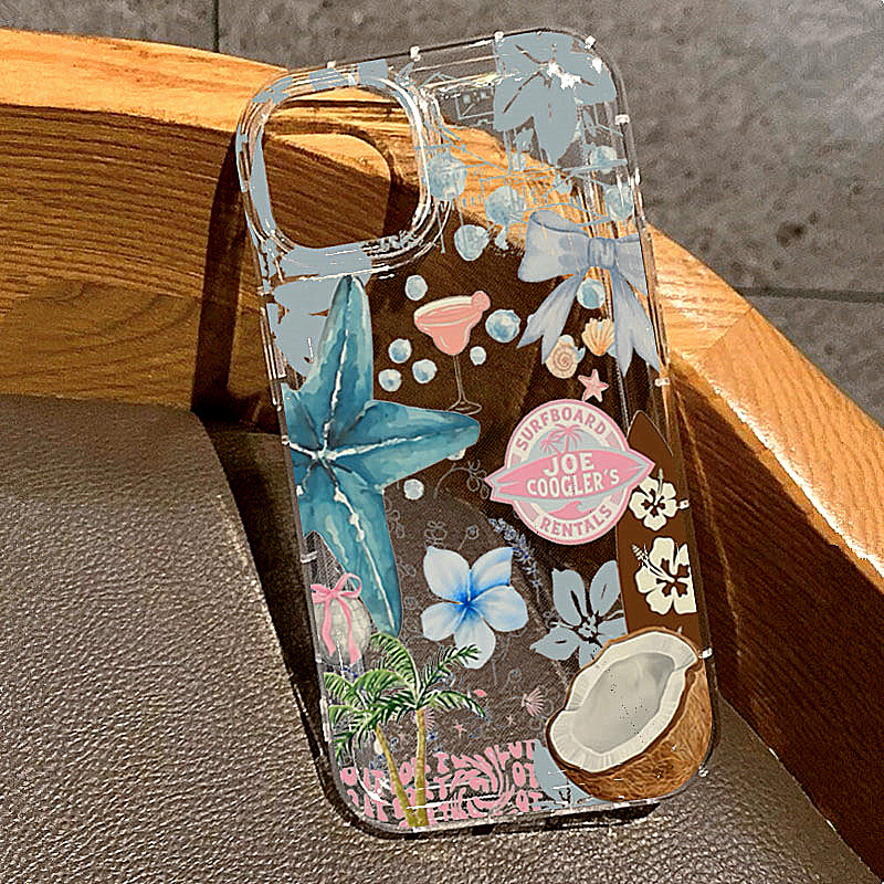 Flower Surfboard Print Clear C - Plants X ulasan dan harga