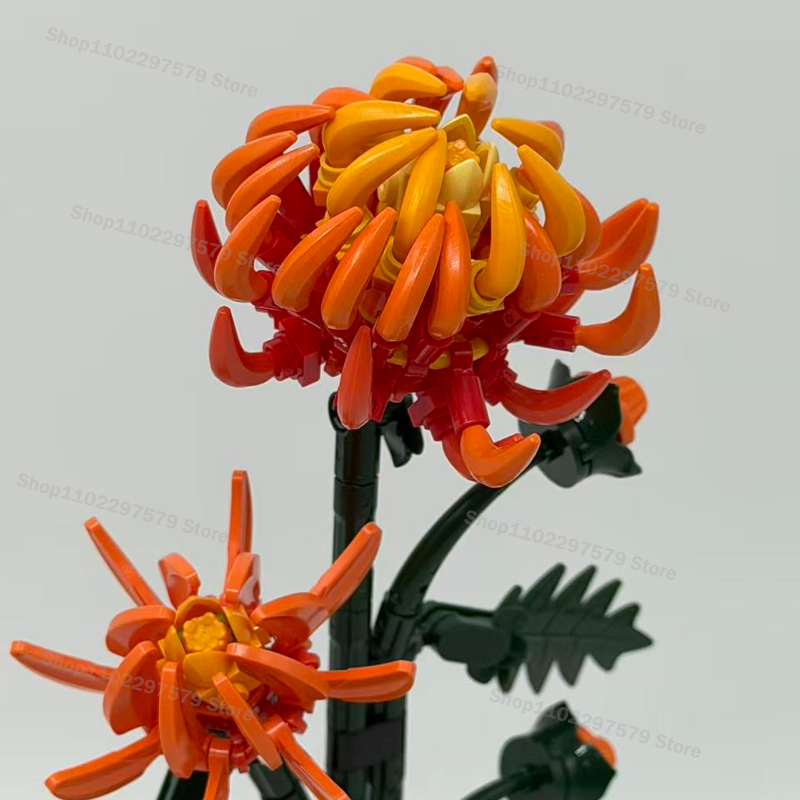 DIY Flower Building Blocks Mod - Orchid Phalaenopsis ulasan dan harga
