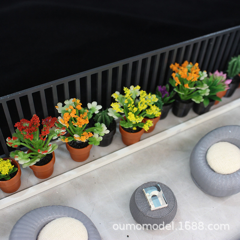 Mini Simulated Plants Cactus S - Cactus Mix Pot ulasan dan harga