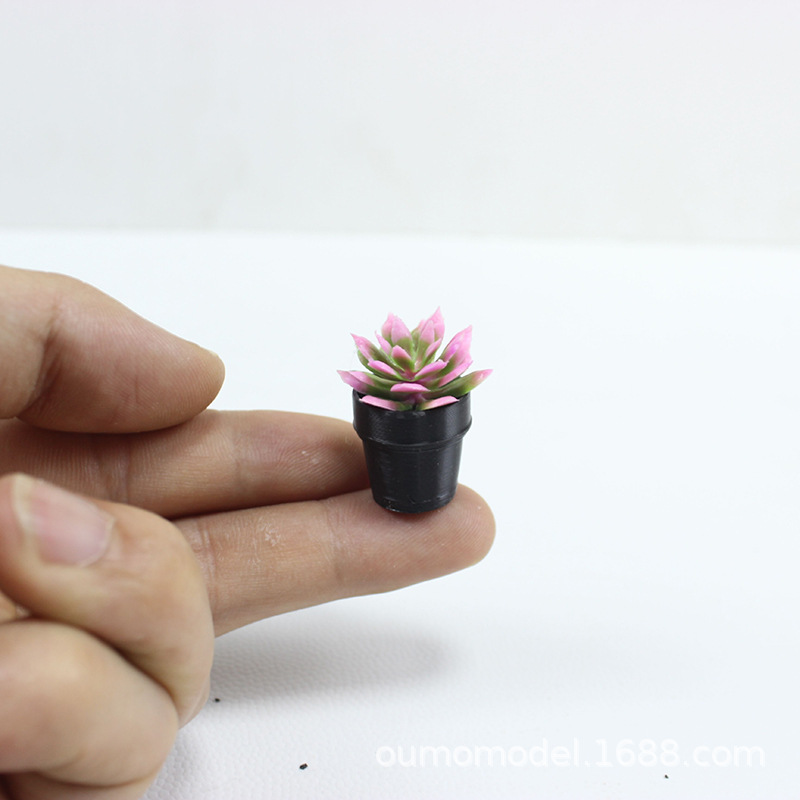 Mini Simulated Plants Cactus S - Cactus Mix Pot ulasan dan harga