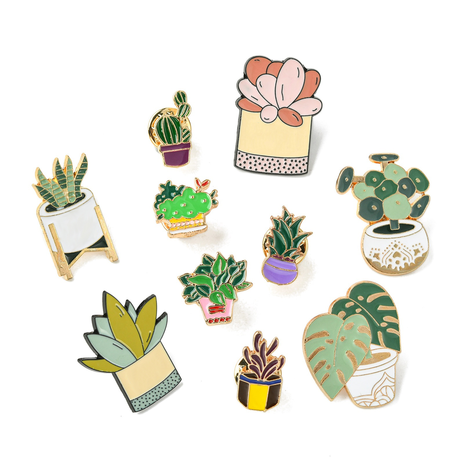Pandahall 10Pcs Mixed Styles P - Cactus Mix Pot ulasan dan harga