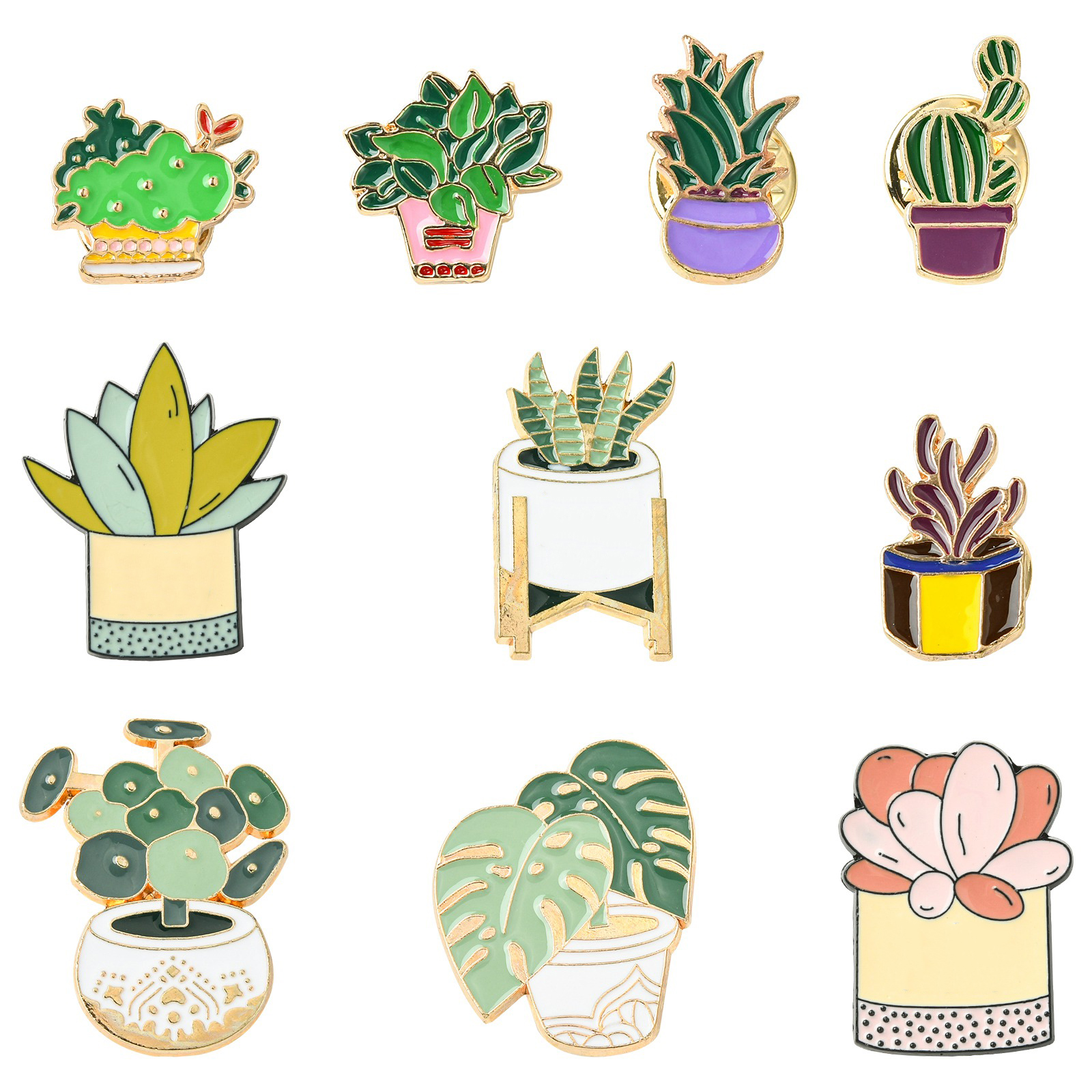 Pandahall 10Pcs Mixed Styles P - Cactus Mix Pot ulasan dan harga
