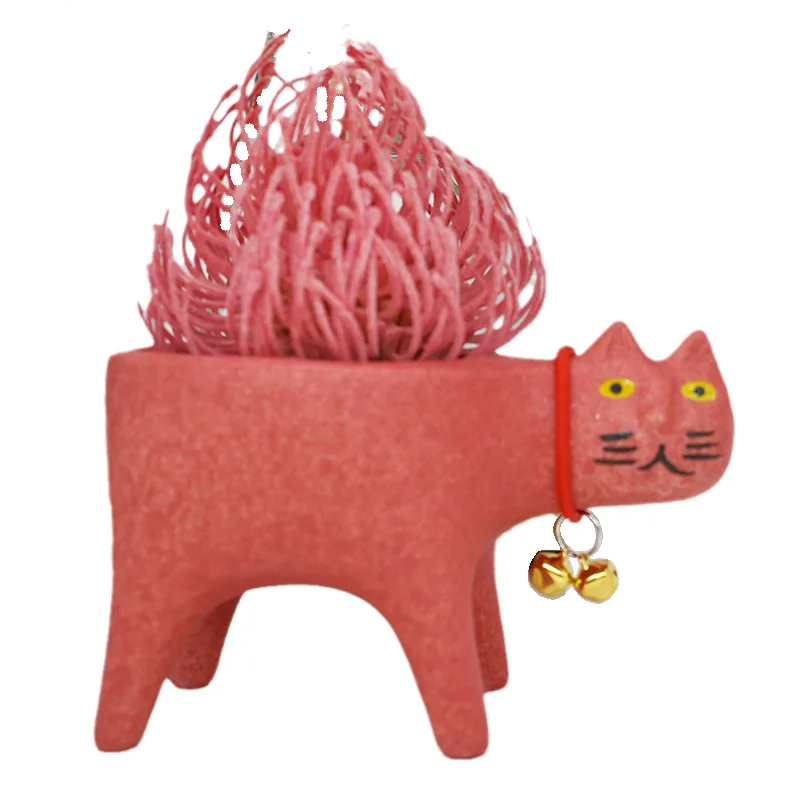 Cat Flower Pot Creative Cute C - Cactus Mix Pot ulasan dan harga