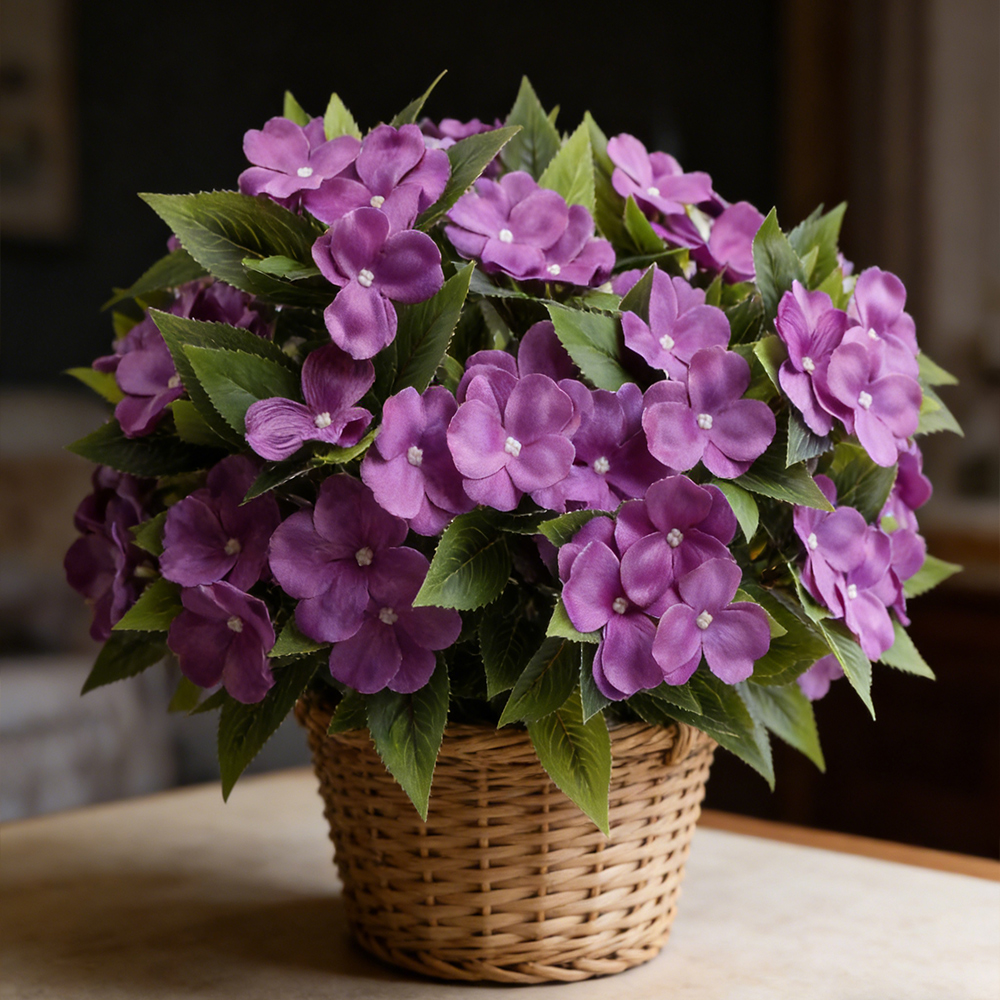 35cm Artificial Balsam Plants  - Orchid Phalaenopsis ulasan dan harga